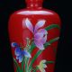 Chinese Colourful Porcelain Painted Orchid Vase Vases photo 1