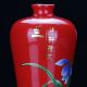 Chinese Colourful Porcelain Painted Orchid Vase Vases photo 4