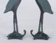 Chinese Bronze Hand - Carved Double Bird & Tortoise Statue Qt028 Figurines & Statues photo 1