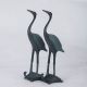 Chinese Bronze Hand - Carved Double Bird & Tortoise Statue Qt028 Figurines & Statues photo 2