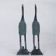 Chinese Bronze Hand - Carved Double Bird & Tortoise Statue Qt028 Figurines & Statues photo 3