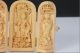 Decorated 100 Boxwood Highly Difficulty Carved Kuan Yin Statue Folding Box Boxes photo 3