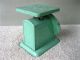 Antique Scale Kitchen American Family,  Vintage,  Old Green Paint,  25 Lbs Scales photo 2