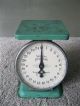 Antique Scale Kitchen American Family,  Vintage,  Old Green Paint,  25 Lbs Scales photo 4