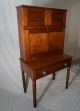 American Country 2 Part Paymasters Drop Front Desk In Solid Cherry C1830 1840. Pre-1800 photo 3