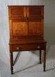 American Country 2 Part Paymasters Drop Front Desk In Solid Cherry C1830 1840. Pre-1800 photo 5