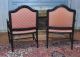 Pair Faux Bamboo Fire Side Lounge Or Club Armchairs Vintage Hollywood Regency 1800-1899 photo 5