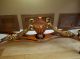 Antique Console Marble And Wood Gold And Black Table Post-1950 photo 5