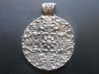 Anglo Saxon Viking Sun And Cross Silver Amulet Pendant 9 - 1000 Ad,  43 Gramm photo