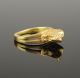 Ancient Roman Gold Ring With Ram - Circa 1st/2nd C Ad Roman photo 2