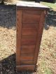 Rare Victorian Oak Heavily Carved Antique Parlor Icebox Lion ' S Faces Rope Twist Ice Boxes photo 5