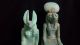 2 Ancient Egyptian Statue Of God Anubis And Horus (1390 - 1352 B.  C) - (300 - 250 Bc) Egyptian photo 1
