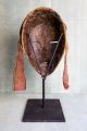 Antique Dan Tribe Mask With Woven Fabric Crown Surround And Hanging Cloth Masks photo 3