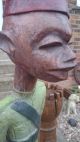 Vintage African Carved Wooden Soldier/other Statue,  Figurine.  2 Foot 3inch Tall Other African Antiques photo 1