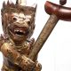 Keris Holder Hanuman Kris Pusaka Old Tribal Art Statue Spear Java Bali Indonesia Pacific Islands & Oceania photo 1