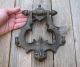 Old Ornate Bronze Door Knocker / Islamic / Middle Eastern Door Bells & Knockers photo 1