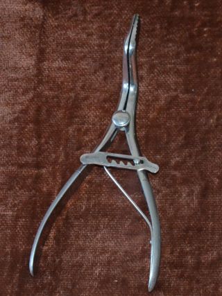 Antique Anesthesia Jaw Spreader / Mouth Gag For Intubation Procedure Ww2 Period photo