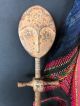 Old African Ghana Akuaba Carved Wooden Fertility Doll African photo 4