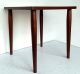 Vintage Mid Century Modern Danish Small Square Table Wood Tapered Legs Mid-Century Modernism photo 1