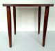 Vintage Mid Century Modern Danish Small Square Table Wood Tapered Legs Mid-Century Modernism photo 3