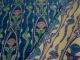 Art Nouveau Chenille Tulips Sapphire Blue Kravet Couture 24 