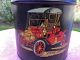 Vtg 70s Fireplace Ash Can Bucket Stool Ford Automobile Hearth Ware photo 1