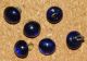 Antique Charmstring Cobalt Glass Buttons Buttons photo 1