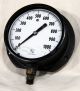Ashcroft Gauge Pressure Water Steam Industrial Usa Steampunk Parts Old 3 Lb, Other Mercantile Antiques photo 2