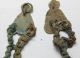 Ancient Viking Bronze Two Dividers And Chains.  Big Size Weight - 147g Viking photo 3