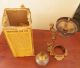 Antique Vapo - Cresolene Kerosene Medical Oil Lamp With Box Other Medical Antiques photo 2