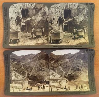 Metcalf Az Copper Mines 1903 Stereoview Photographs Arizona Mining History Photo photo