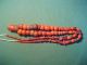 String Of Roman Rare Red Coloured Glass Beads Circa 100 - 400 A.  D. Roman photo 4