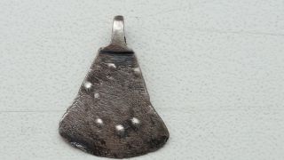 Ancient - Viking - Silver - Axe - Head - Amulet - Pendant - 900 - 1000 - Ad - Kievan - Rus A photo