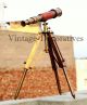 Vintage Nautical Telescope With Brass Tripod Stand Marine Navy Spyglass Decor Telescopes photo 3