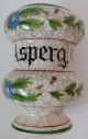 Vintage Apothecary Pharmacy Drugstore Jar Ceramic Herb Drug Majolica Albarello Bottles & Jars photo 1