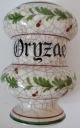 Vintage Apothecary Pharmacy Drugstore Jar Ceramic Herb Drug Majolica Albarello Bottles & Jars photo 3