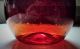 Blown Glass Cranberry Ruby Apothecary Big Leech Jar Pot Pontil 19th C Inclusions Bottles & Jars photo 3