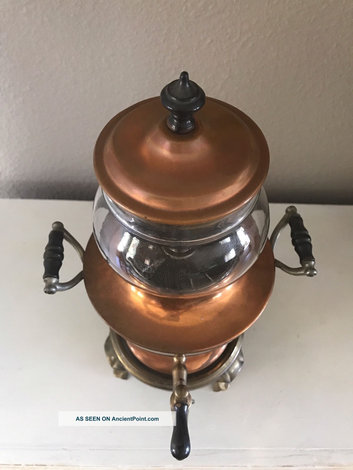 Antique Samovar Coffee Percolator Manning Bowman & Co.  Copper And Glass 1906/ 11 Other Antique Home & Hearth photo