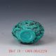 Chinese Turquoise Hand Carved Dragon & Phoneix Snuff Bottle Byh27 Snuff Bottles photo 6