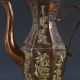 Chinese Pure Copper Gilt Hand - Carved Flowers & Elephants Teapot W Xuande Mark Teapots photo 2