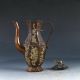 Chinese Pure Copper Gilt Hand - Carved Flowers & Elephants Teapot W Xuande Mark Teapots photo 7