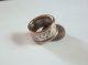 Renaissance Silver And Gold Poesy/betrothal Band Ring Inscr.  