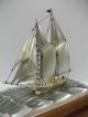 The Sailboat Of Silver980 Of Japan.  2masts.  122g/ 4.  29oz.  Takehiko ' S Work. Other Antique Sterling Silver photo 5