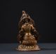 Buddha Vajrasattva.  Old,  Fire - Gilt Statue.  (tibet,  Tibetan) Figurines & Statues photo 2