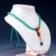 100 Natural Turquoise & Beeswax Handwork Carved Decoration Necklaces Xl061 Necklaces & Pendants photo 2