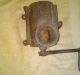Antique Very Unusual Cast Iron Grinder For Making Sausage Meat Grinders photo 3