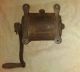 Antique Very Unusual Cast Iron Grinder For Making Sausage Meat Grinders photo 4
