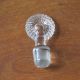 Antique Sunburst Top Clear Glass Apothecary Or Decanter Bottle Stopper,  1 3/4 In Bottles & Jars photo 3