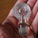 Antique Sunburst Top Clear Glass Apothecary Or Decanter Bottle Stopper,  1 3/4 In Bottles & Jars photo 5