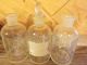 Vintage Chemistry Lab Beaker Jars Embossed Letters Lead Acetate W/ Glass Stopper Bottles & Jars photo 6